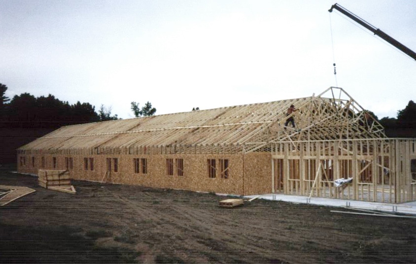 Construction of Crosby Lodge at Osprey Wilds