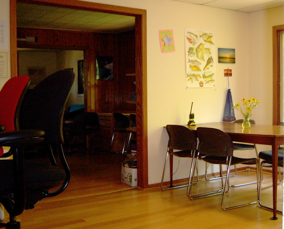Staff house dining room