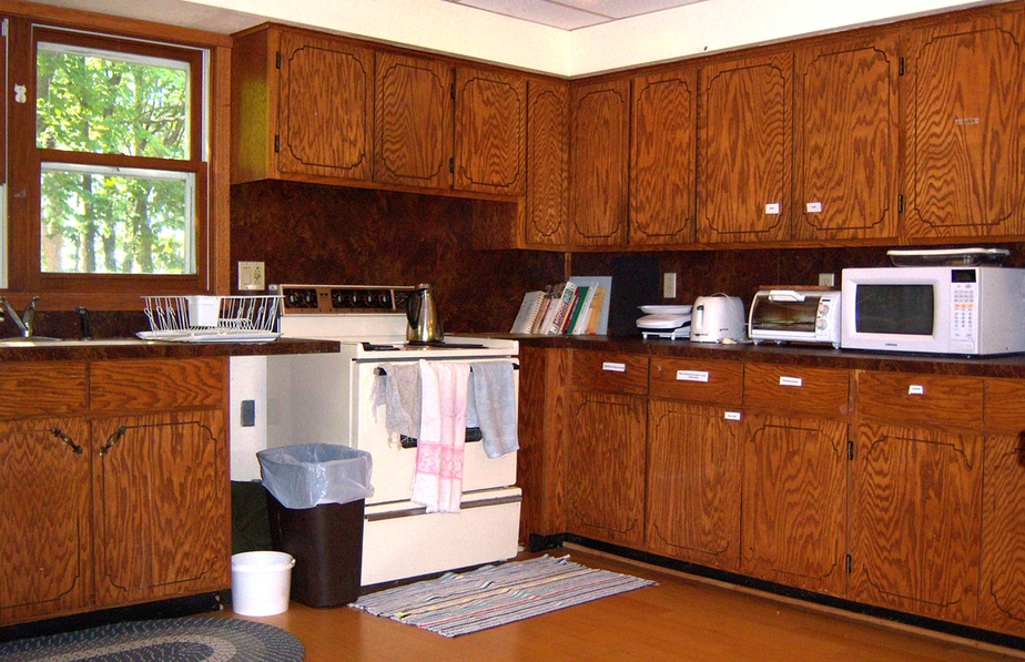 Staff house kitchen