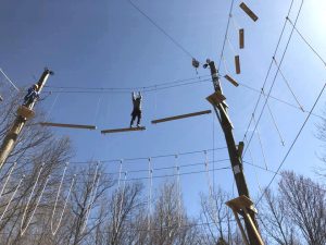High Ropes course at Osprey Wilds