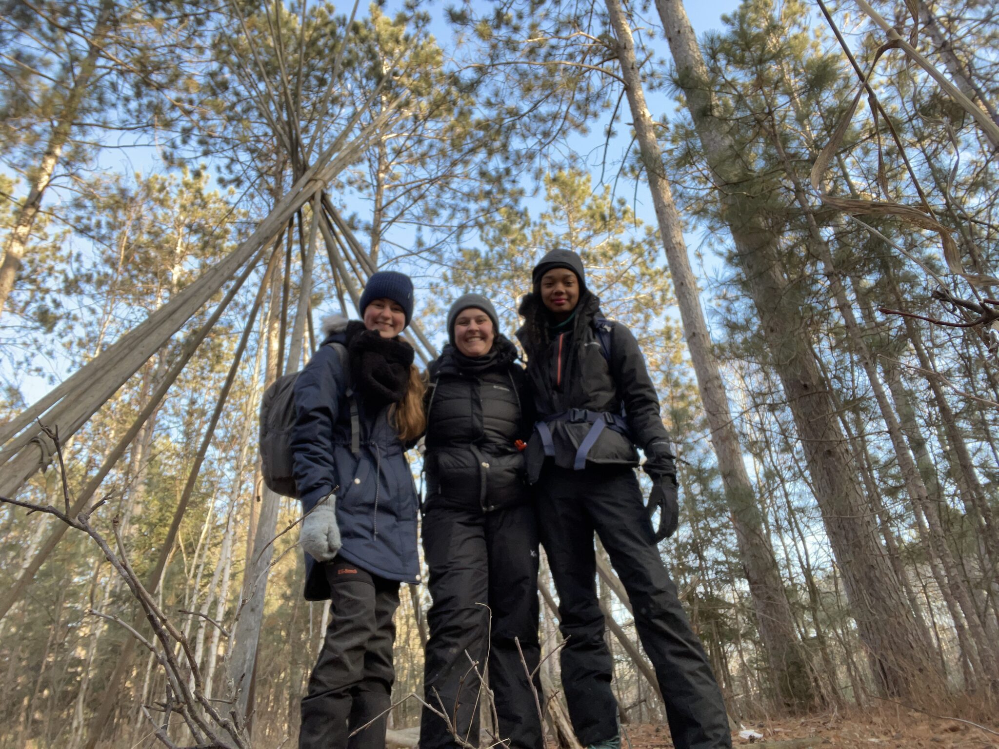 Abby, Olivia, Justice at Cultural Site