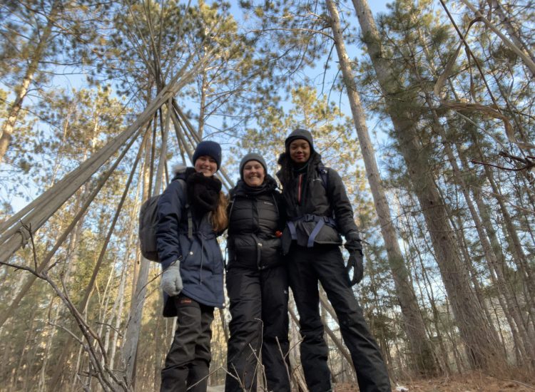 Abby, Olivia, Justice at Cultural Site